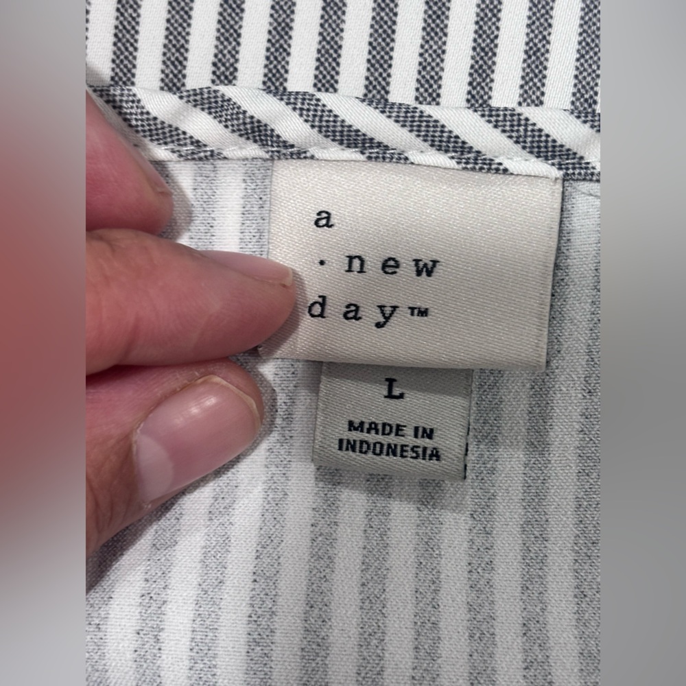 a new day Monochrome Striped Midi Dress - Picture 8 of 13
